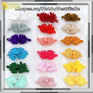  Set 5 Cúc Tàu Bông Hoa Cho Áo Lam Sườn Xám nhiều màu ST6 