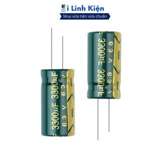 Tụ hóa 6.3v 3300uf 10x20mm tần số cao chất lượng tốt ilinhkien