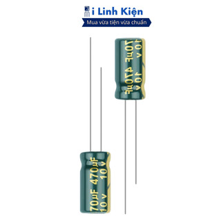 Tụ hóa 10V 470uF 6x12mm tần số cao chất lượng tốt ilinhkien