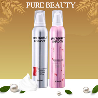 Gôm mềm giữ nếp tóc nữ Butterfly Shadow 300ml keo bọt dạng mềm tạo kiểu và giữ nếp tóc uốn xoăn tự nhiên bồng bềnh
