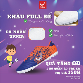 Giày Đá Bóng Trẻ Em Wika Ultra 5 Kid Chính Hãng, Giày Bóng Đá Sân Cỏ Nhân Tạo Da Nhăn Cao Cấp