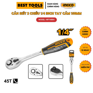 Cần siết hai chiều ingco hrth0814 1/4 inch