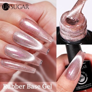 Ur sugar gel sơn móng tay mắt mèo kim cương sơn gel rubber base sơn gel mắt mèo sơn gel nail 7ml