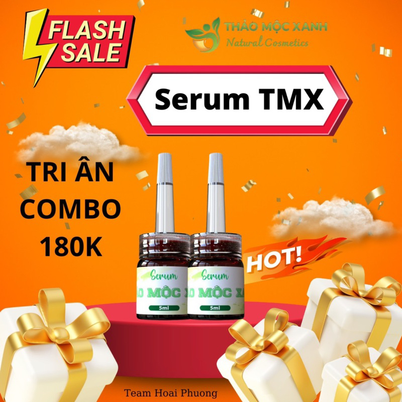 [Freeship] Serum Thảo Mộc Xanh 5ml (2 lọ)