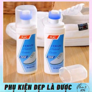 Chai LàmTrắng Giày Đa Năng Có Đầu Chùi - Nước Lau Giày, Chai trắng Giày Siêu Sạch Plac B344