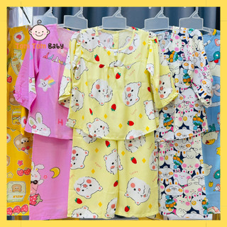 Combo 2 bộ TOLE, LANH TAY DÀI BÉ GÁI - bộ đồ bộ bé gái chất vải tole, lanh 2 da mềm, mịn, mát, hàng Việt Nam chất lượng