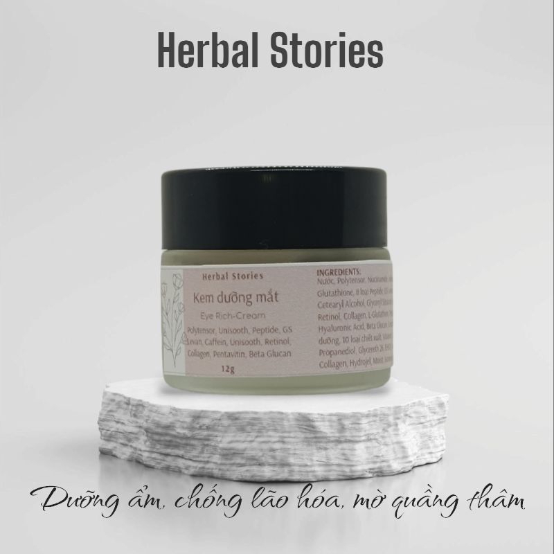 Kem Mắt Herbal Stories - Giảm Thâm Quầng, Dưỡng Da Vùng Mắt Sáng Mịn 10g