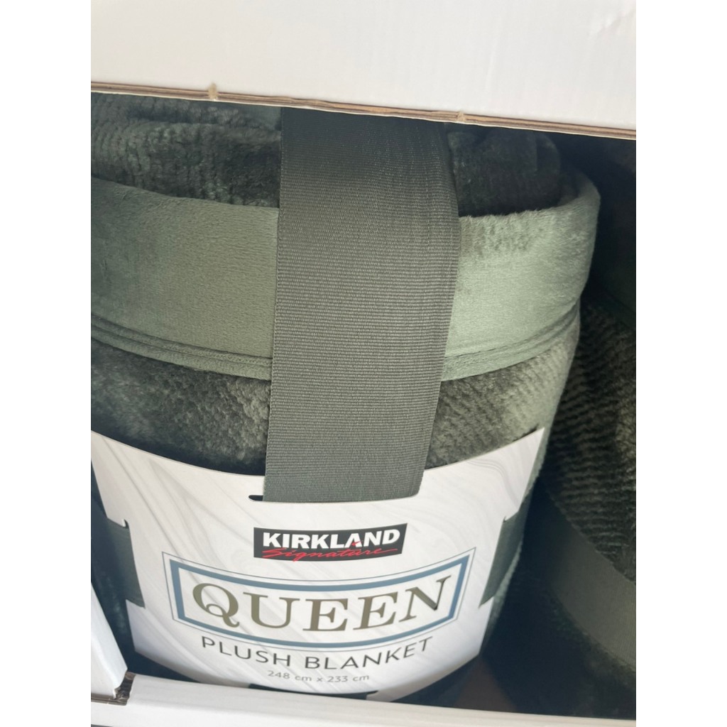 Chăn lông cừu KIRKLAND Queen Plush Blanket 248 x 233cm Cam Kết Chính Hãng, HÀNG MỚI 100%