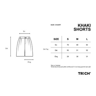 KHAKI SHORTS ( QUẦN SHORT TRICH CLUB)