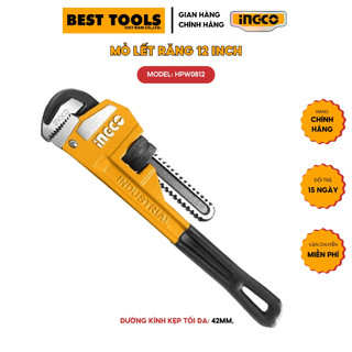 Mỏ lết răng ingco hpw0812 12 inch