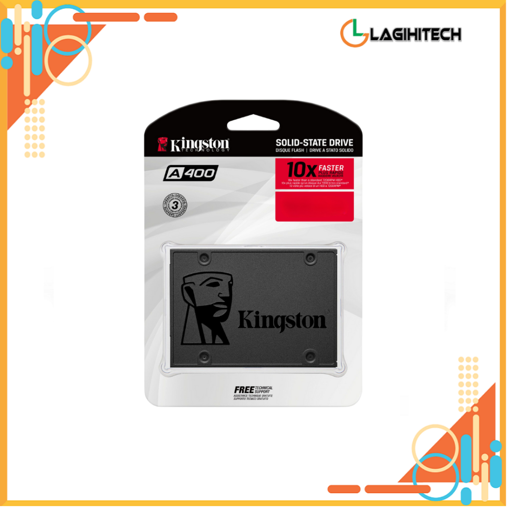 Ổ Cứng SSD Kingston A400 2.5 inch SATA 3 - Bảo hành 3 năm
