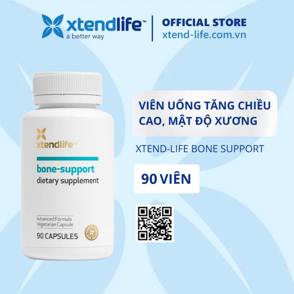 Viên uống tăng chiều cao, mật độ xương Xtend-Life Bone Support 90 viên