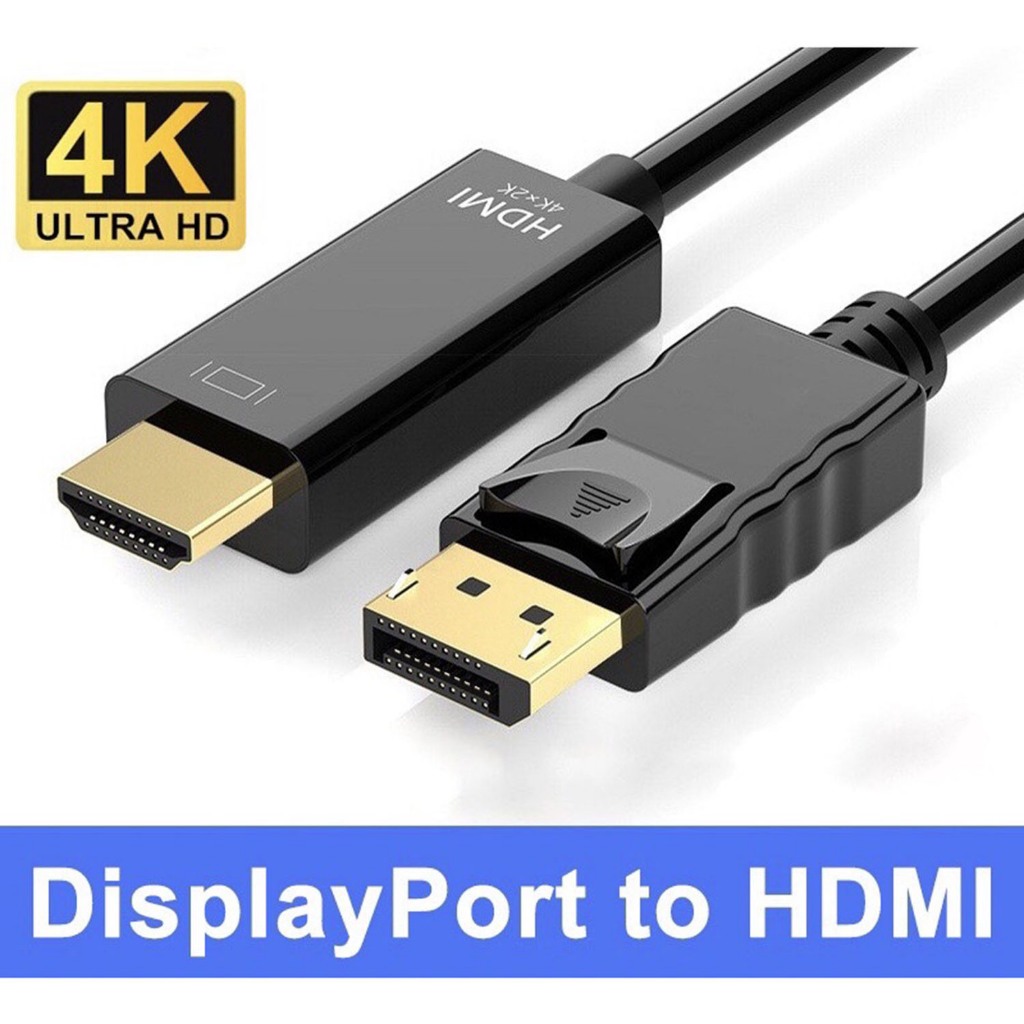 Cáp chuyển Displayport DP sang HDMI chất lượng 4K dây dài 1.8 mét hình ảnh…