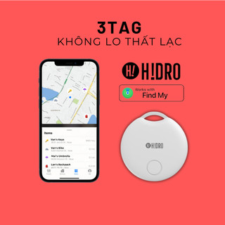 Thiết Bị Định Vị Thông Minh 3Tag, Sử Dùng Cho Xe Cộ, Chìa Khóa, Thú Cưng, Tìm Đồ Vật Thông Minh