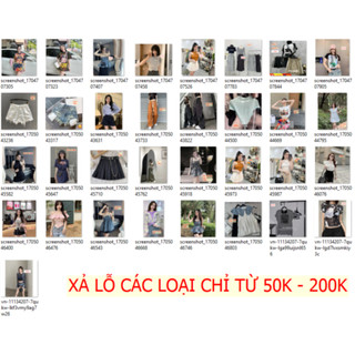 (SIÊU SALE 25/1) HÀNG XẢ LỖ ÁO CHỈ TỪ 50K - 200K QCCC LUCIK SHOP