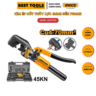Kìm bấm cốt, kìm ép cốt thủy lực ingco hhct0170 từ 4mm2 đến 70mm2