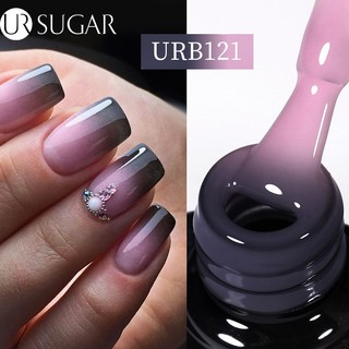 UR SUGAR Sơn Móng Tay Nhiệt Rubber Base Gel Sơn Gel Rubber Base Gel Sơn Gel Mini Son Nail Top Base 7ml