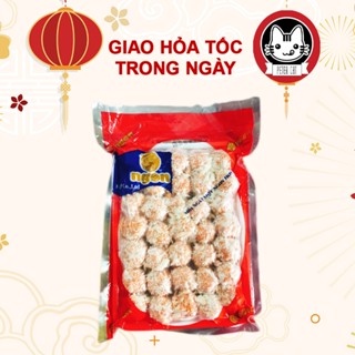 Tôm viên sốt mayonnaise 500gr (viên hải sản phomai chiên xiên bẩn)
