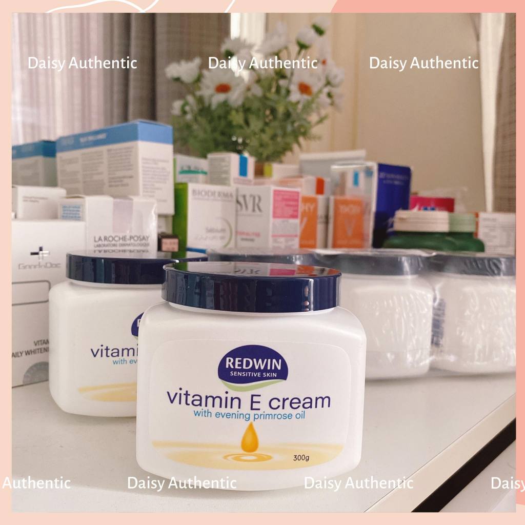Kem Dưỡng Da Vitamin E Redwin Úc Và Tinh Dầu Hoa Anh Thảo Giúp Mềm Mịn, Sáng Bóng