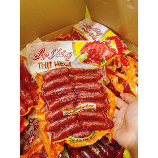 Lạp xưởng heo tiêu đen gói 500gr siêu nạc