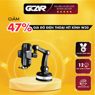 Giá đỡ điện thoại trên ô tô hít kính W30 có núm xoay cố định siêu dính