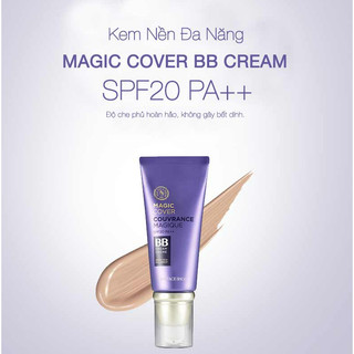 (BILL HÀN) Kem Nền Đa Năng THEFACESHOP Magic Cover BB Cream SPF20 PA++ 45ml