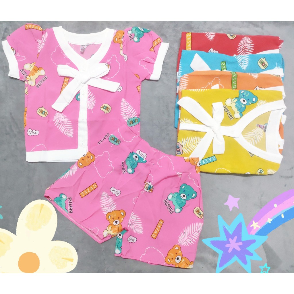 Bộ Lụa Tay Phồng Bé (14-18kg) (giao màu ngẫu nhiên)