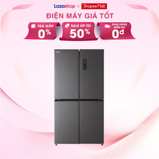Tủ lạnh lg inverter 470 lít multi door gr-b50bl - hàng chính hãng