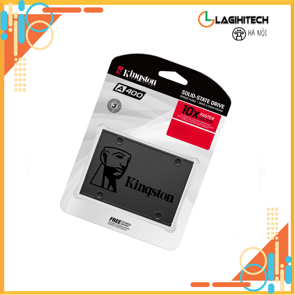 [LAGIHITECH_HN] Ổ Cứng SSD Kingston A400 2.5 inch SATA III - Bảo hành 3 năm