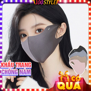 Khẩu Trang Vải Hyalu ℃ Mới Chống Nắng UV Chống Nám