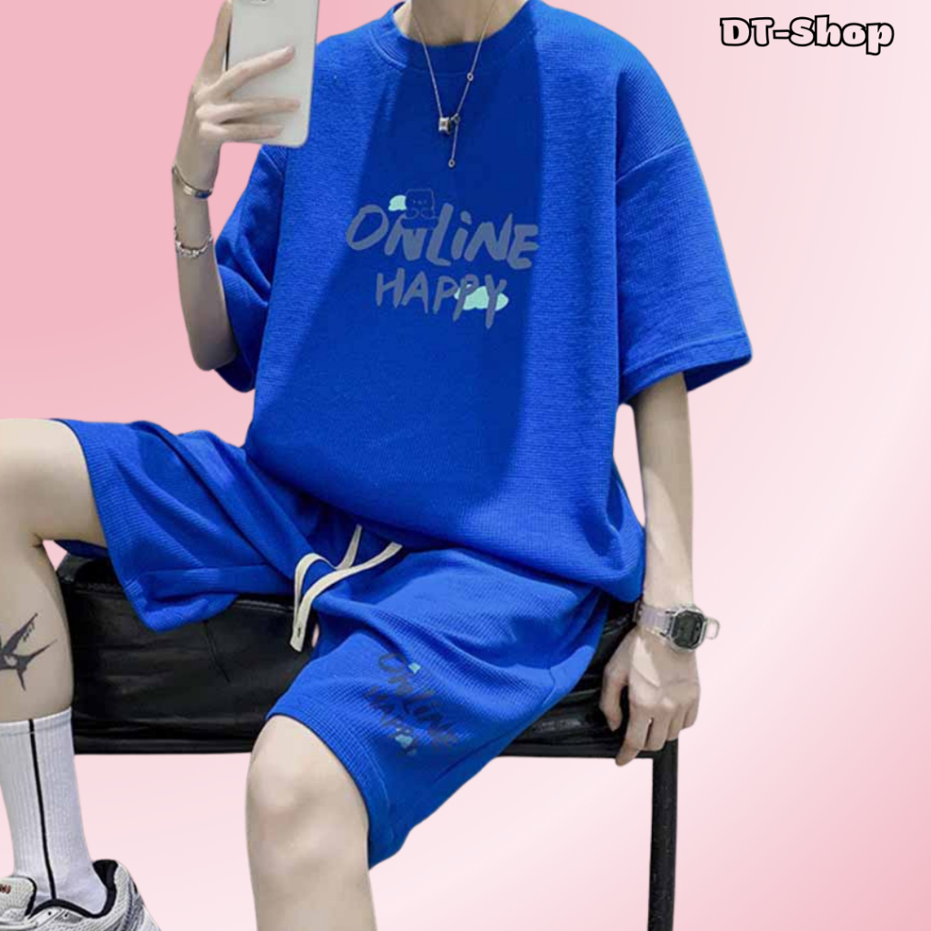 Đồ Bộ Quần Áo Thể Thao Nam Mùa Hè Chất Thun Mè Co Giãn 4 Chiều 5 Màu S0