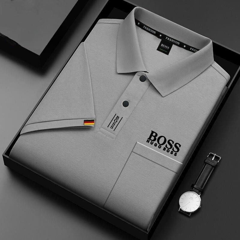 Áo polo nam cao cấp BOSS vải 100% cotton thoáng mát, sang trọng _AP6