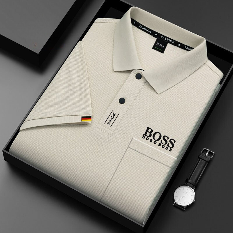Áo polo nam cao cấp BOSS vải 100% cotton thoáng mát, sang trọng _AP6