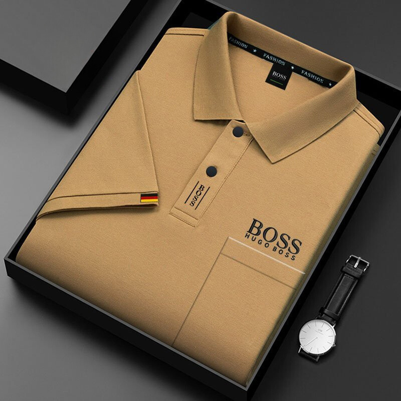 Áo polo nam cao cấp BOSS vải 100% cotton thoáng mát, sang trọng _AP6
