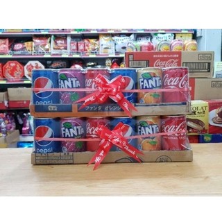 Thùng coca nhí coca fanta pepsi mini Nhật 160ml