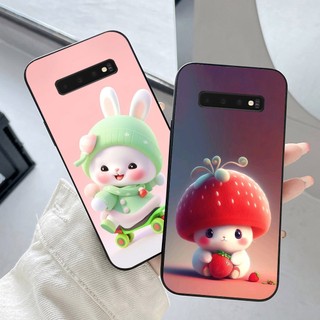 ốp lưng Samsung s10 / ss s10 5g / ss s10 plus / ss s10+ in hình gà thỏ cute dễ thương tpu dẻo , uv