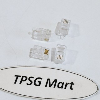 Đầu rj9 4 line 4p4c / / bịt 10 đầu / 20 đầu / 50 đầu