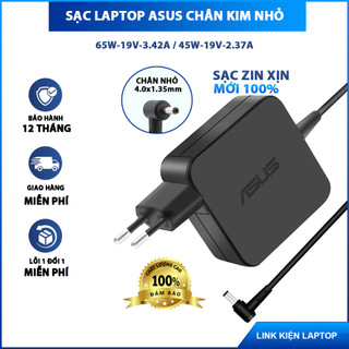 Sạc Laptop Asus 45W 65W 90W Chân Kim (BH 12 ThÁNG LỖI 1 ĐỔI 1) - Sạc Zin