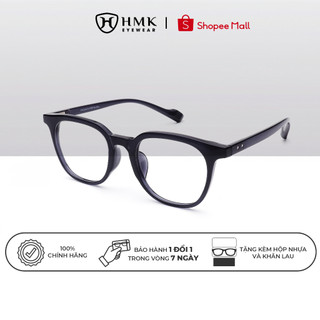 Gọng Kính Nhựa HMK Eyewear Thời Trang Nam Nữ Dáng Vuông Dễ Đeo, Lắp Cận Được Độ Cao – GN3552