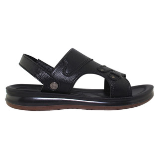 Sandal đế bằng nam Bita's SUM.115 (Đen + Nâu + Vàng bò)