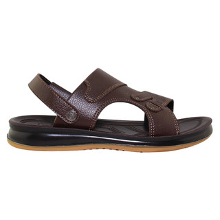 Sandal đế bằng nam Bita's SUM.115 (Đen + Nâu + Vàng bò)