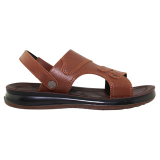 Sandal đế bằng nam Bita's SUM.115 (Đen + Nâu + Vàng bò)