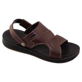 Sandal đế bằng nam Bita's SUM.113 (Đen + Nâu + Vàng bò)