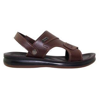 Sandal đế bằng nam Bita's SUM.113 (Đen + Nâu + Vàng bò)