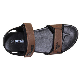 Sandal đế bằng nam Bita's SPS.155 (Đen + Nâu + Vàng bò)