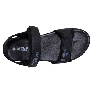 Sandal đế bằng nam Bita's SPS.155 (Đen + Nâu + Vàng bò)