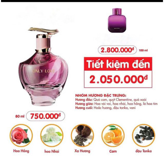 Nước hoa nữ only love 80ml