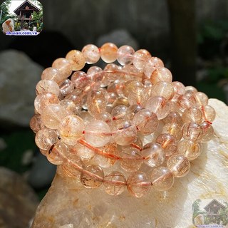 Vòng thạch anh tóc đỏ "Chiêu tài, hút lộc, cải thiện vận mệnh"