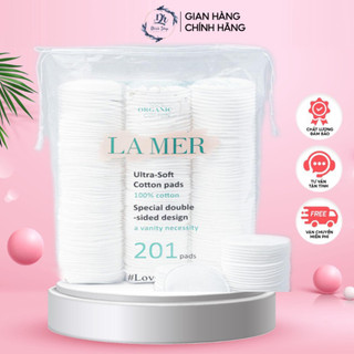 Bông tẩy trang lamer 201 miếng 100% bông cotton tự nhiên mềm mại - doris