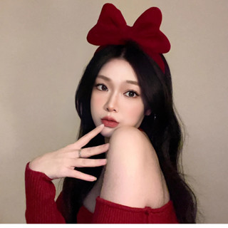 Bờm tóc nơ đỏ, nơ đen ngọt ngào, băng đô cài tóc nơ Nhung, băng đô mickey xinh xắn, bờm nhung nơ